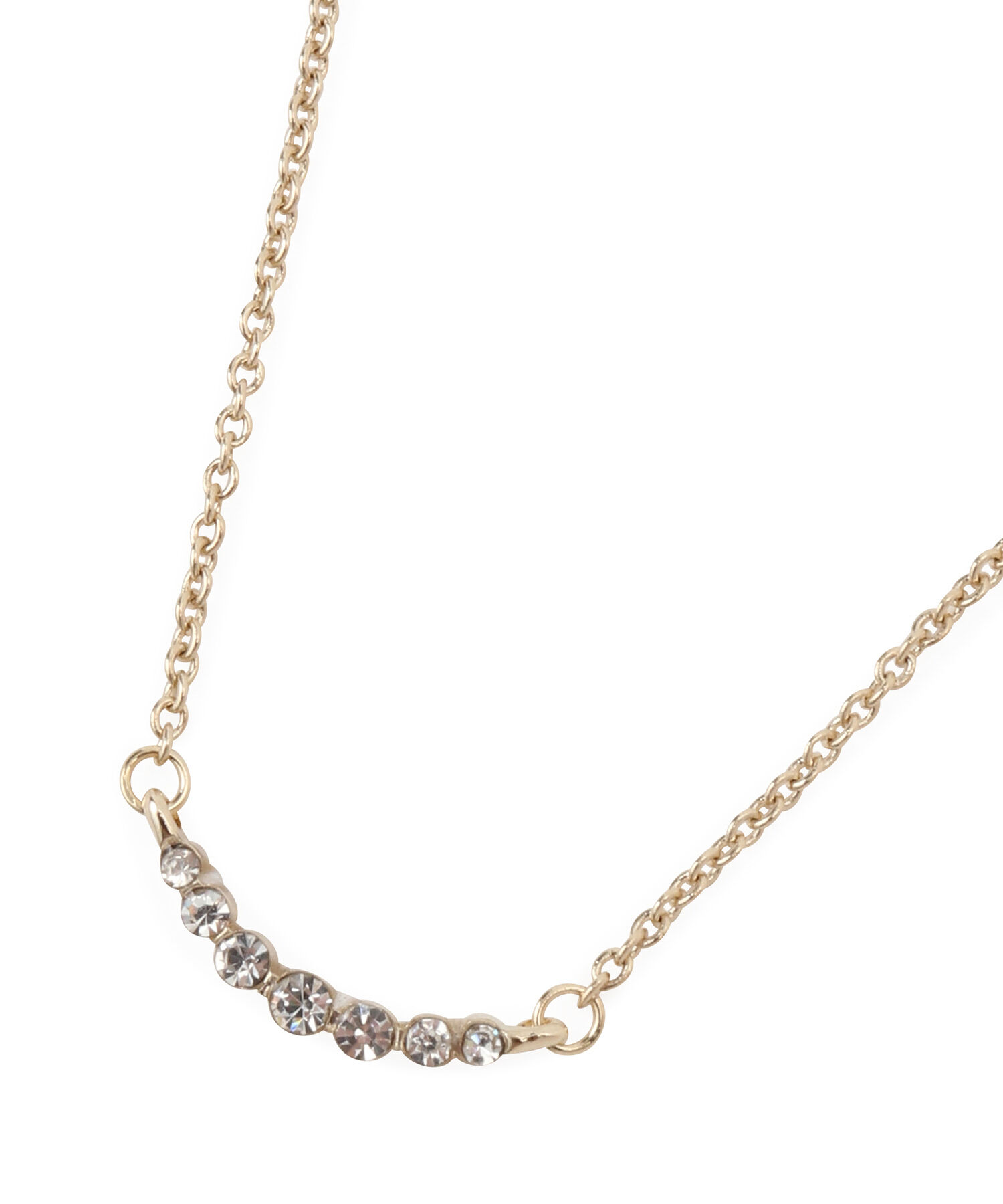 ROPE PICNIC PASSAGE「カーブガラスラインプチペンダント」|ネックレス|