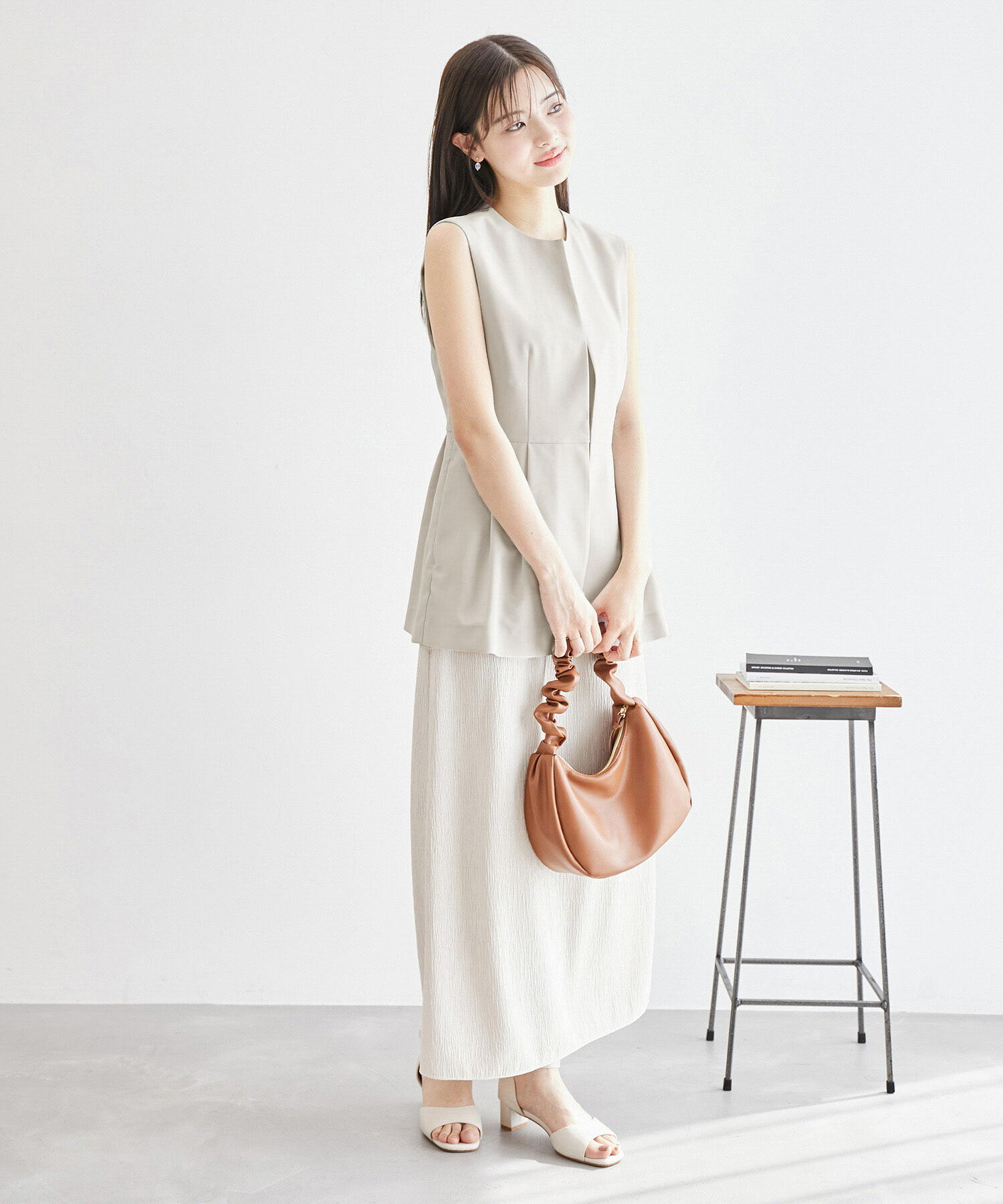 Rope&rsquo;Picnic「リネンライクジレベスト/セットアップ対応・UVケア」|ベスト・ジレ|