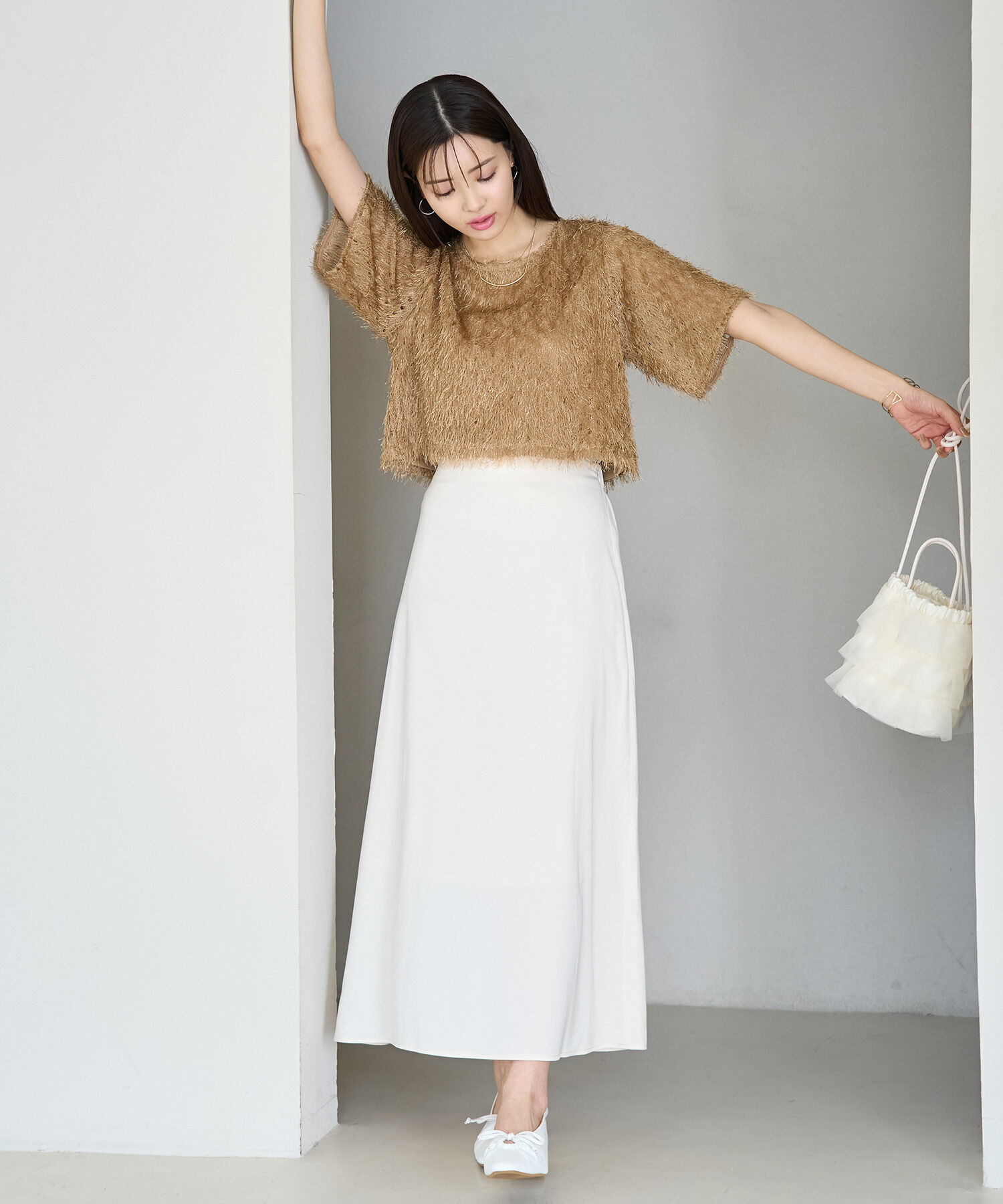 Rope&rsquo;Picnic「フリンジカットトップス」|Tシャツ・カットソー|