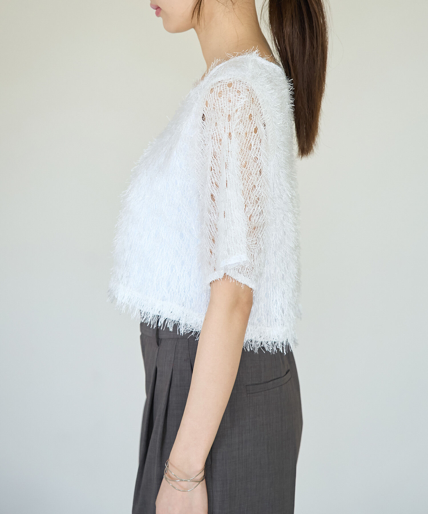 Rope&rsquo;Picnic「フリンジカットトップス」|Tシャツ・カットソー|