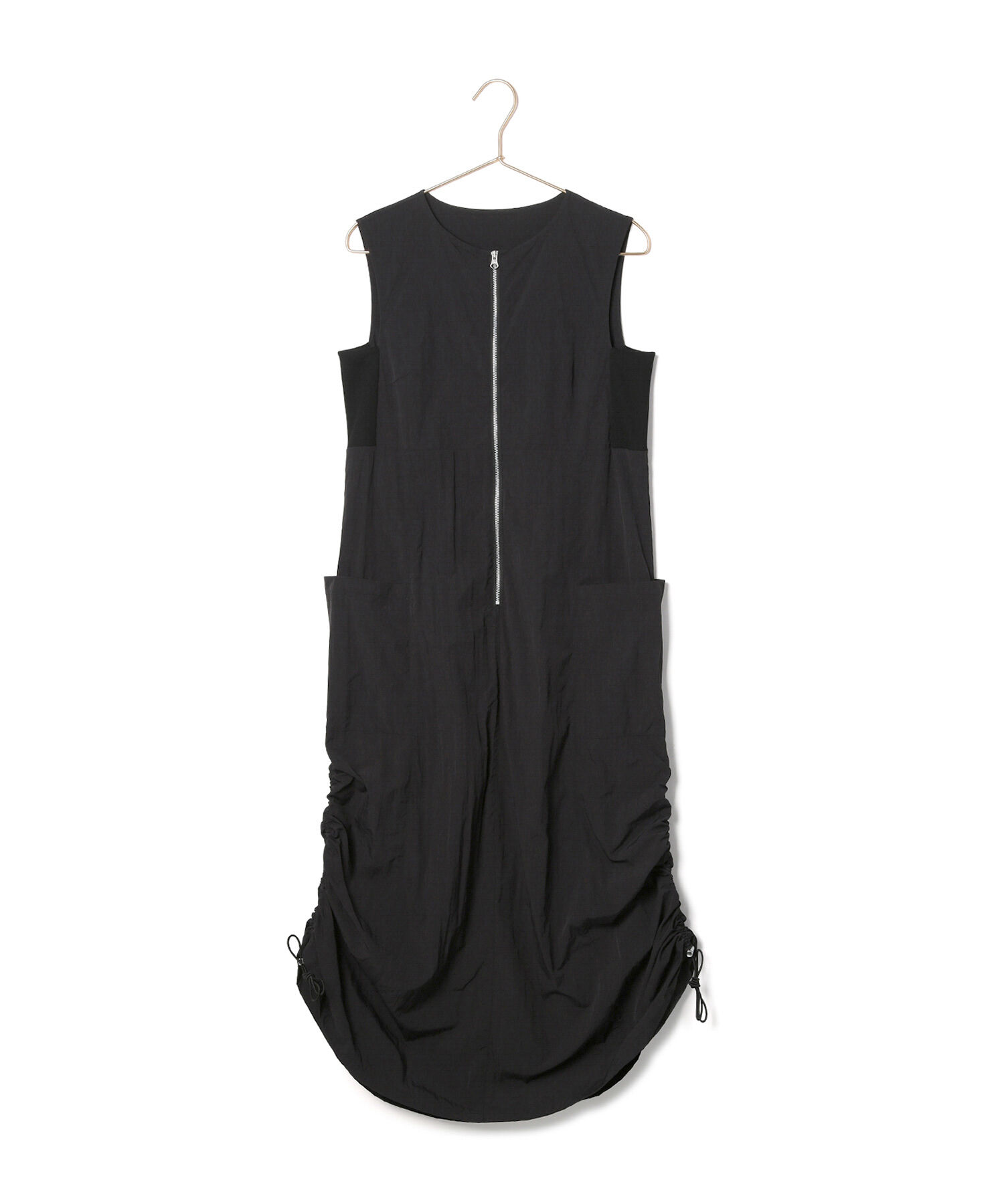 ROPE' PICNIC R「フロントジップサイドリブワンピース/撥水加工・リンクコーデ」|ワンピース|