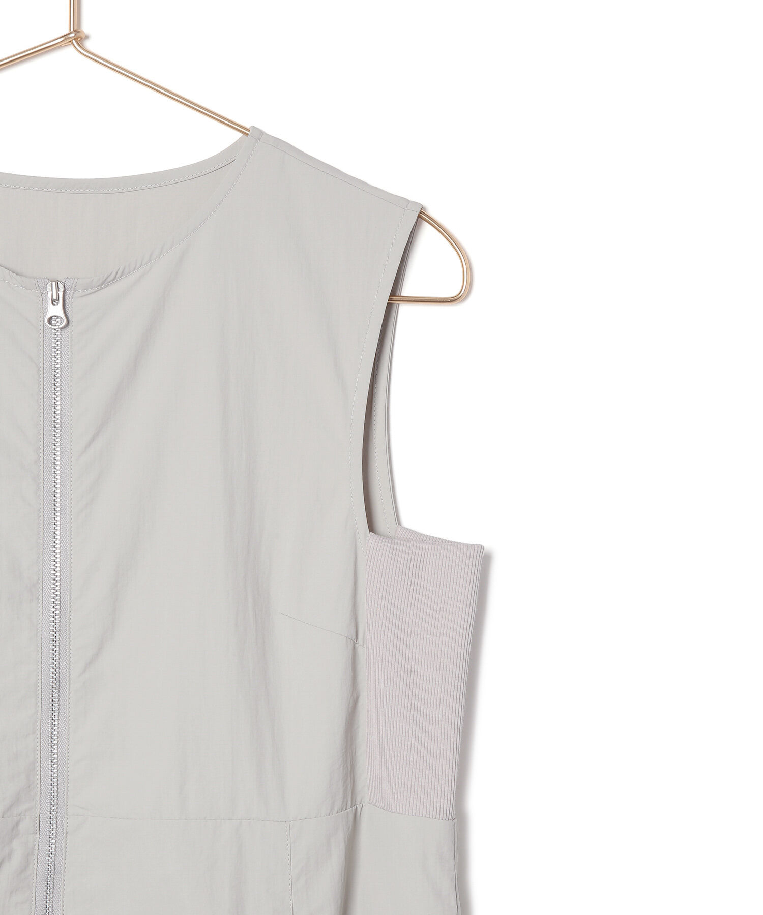 ROPE' PICNIC R「フロントジップサイドリブワンピース/撥水加工・リンクコーデ」|ワンピース|