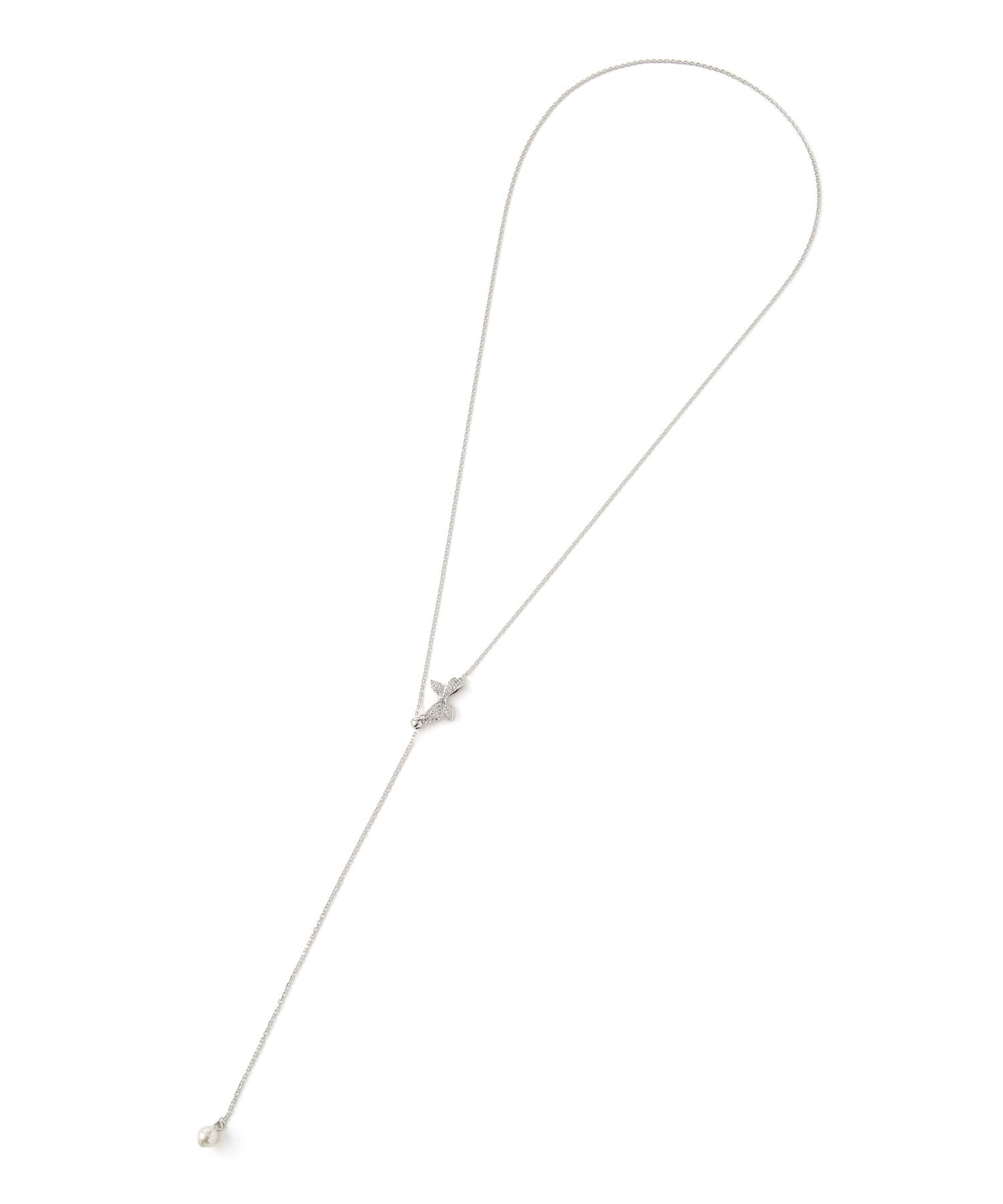 ROPE PICNIC PASSAGE「プチリボンラリエットネックレス」|ネックレス|