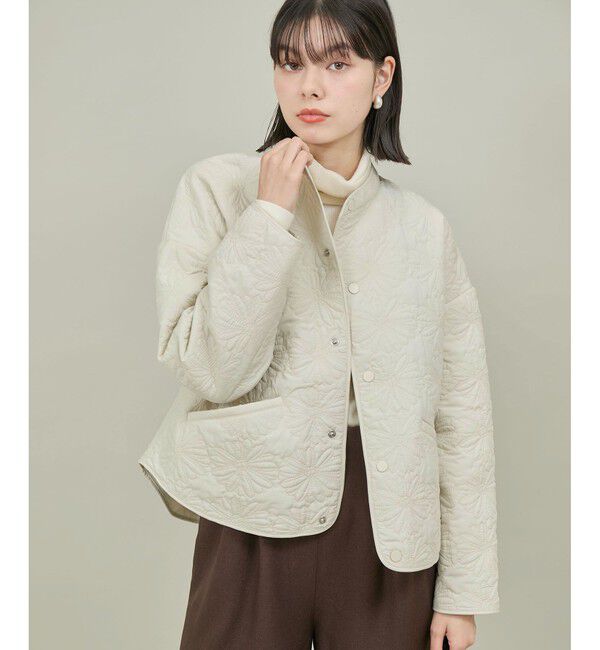 ROPE' PICNIC R「デイジーキルティングブルゾン/リンクコーデ」|ブルゾン・スタジャン|