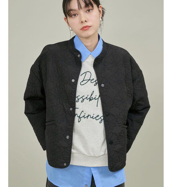 ROPE' PICNIC R「デイジーキルティングブルゾン/リンクコーデ」|ブルゾン・スタジャン|