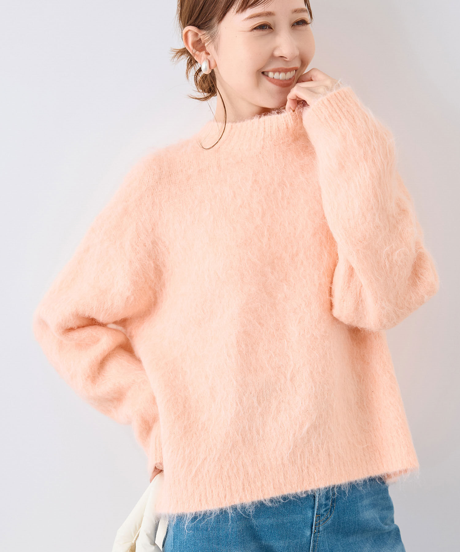 Rope&rsquo;Picnic「長起毛ニットプルオーバー」|ニット・セーター|