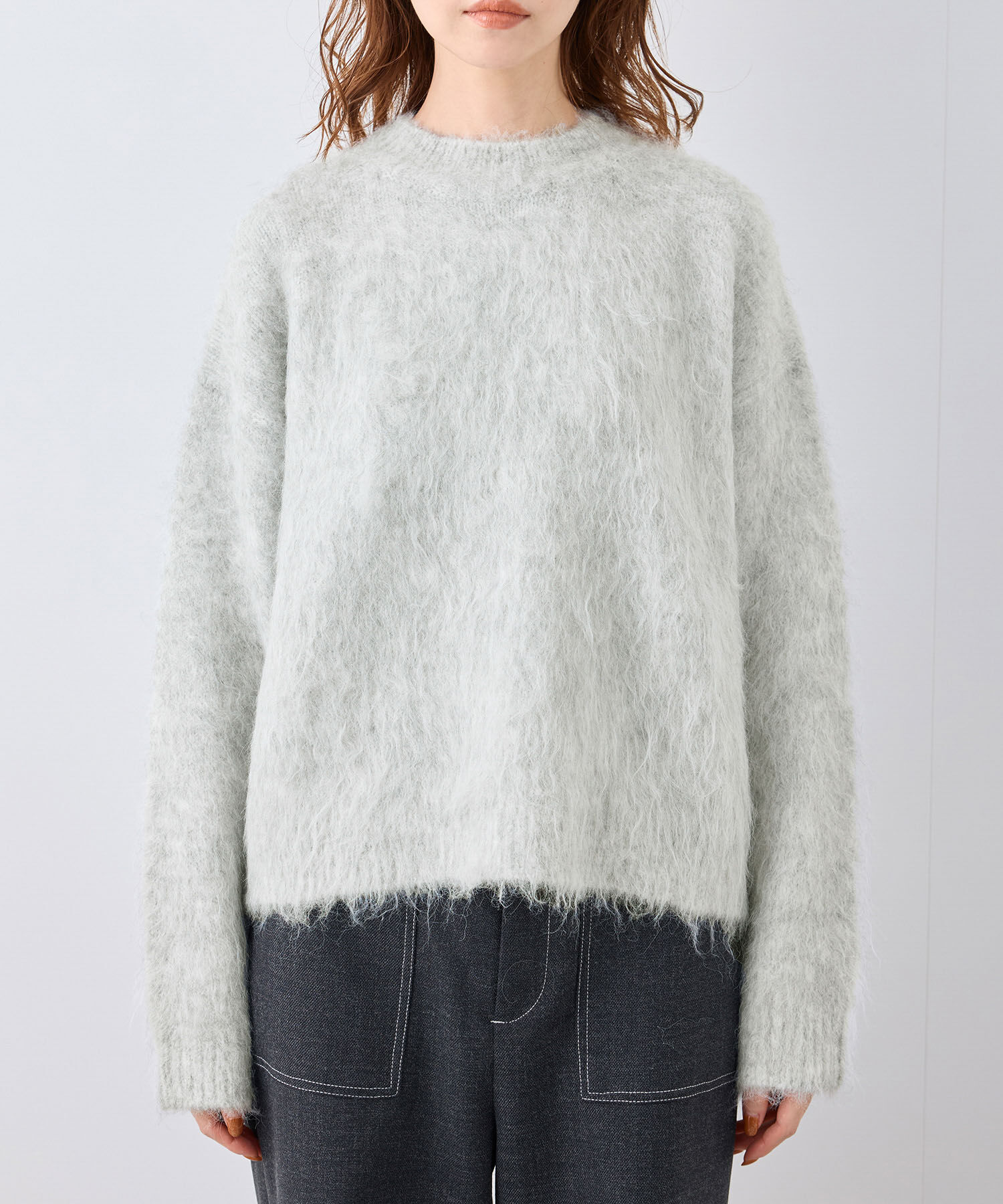 Rope&rsquo;Picnic「長起毛ニットプルオーバー」|ニット・セーター|