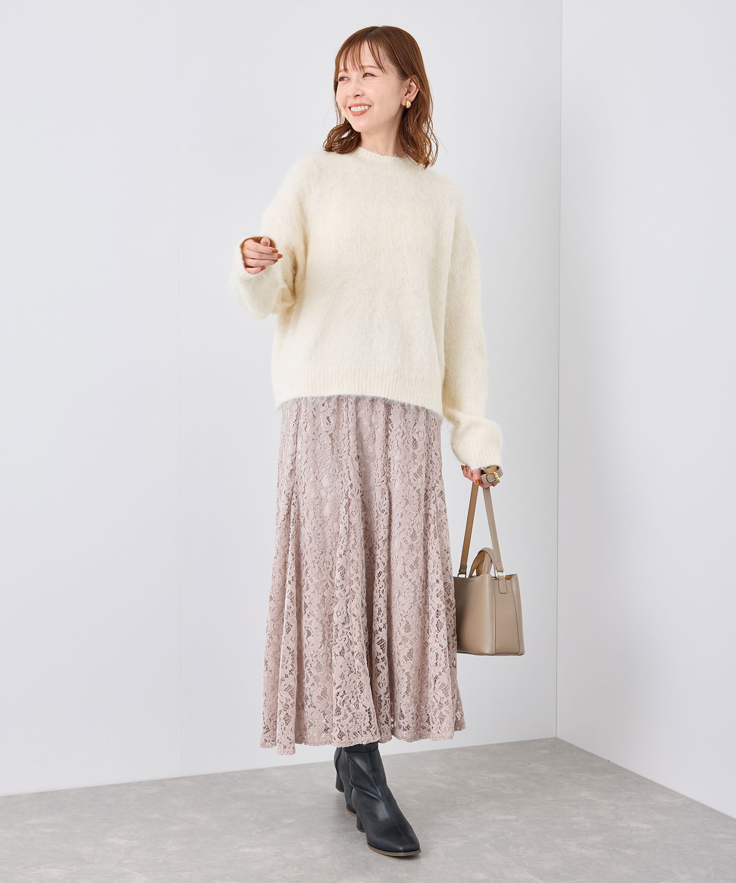 Rope&rsquo;Picnic「長起毛ニットプルオーバー」|ニット・セーター|