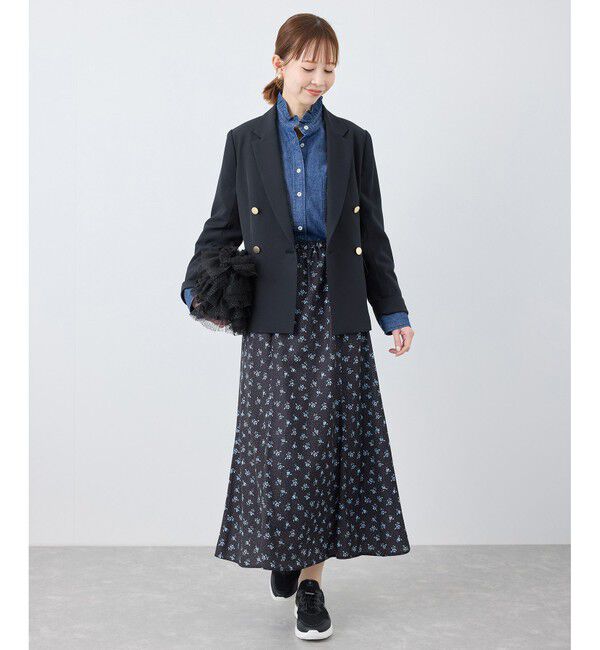 Rope&rsquo;Picnic「【花粉ガード】クリアツイル金ボタンジャケット/セレモニー・通勤対応・セットアップ対応」|テーラードジャケット|