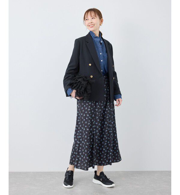 Rope&rsquo;Picnic「【花粉ガード】クリアツイル金ボタンジャケット/セレモニー・通勤対応・セットアップ対応」|テーラードジャケット|