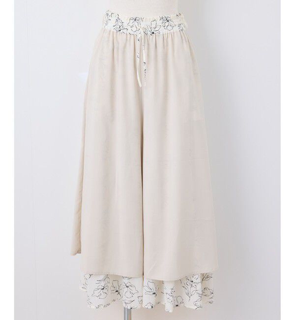 Rope&rsquo;Picnic「イージースカーチョ/UVカット・洗濯機OK」|チノ|