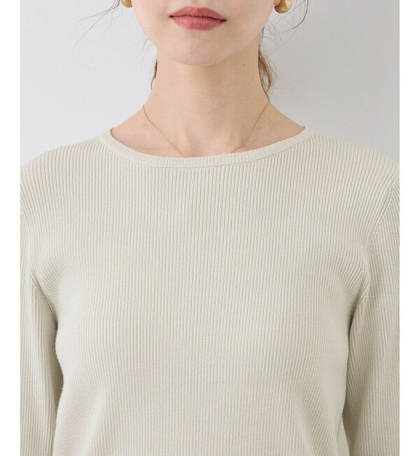 Rope&rsquo;Picnic「袖口フレアシアーニットプルオーバー/洗濯機OK」|ニット・セーター|