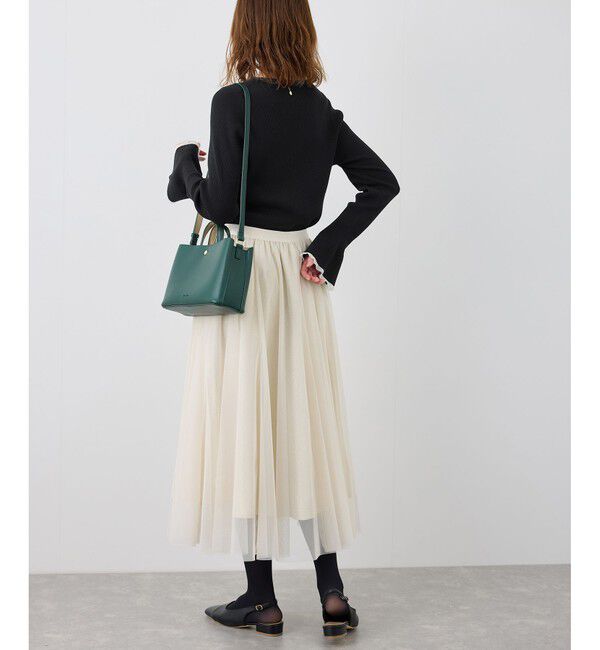 Rope&rsquo;Picnic「袖口フレアシアーニットプルオーバー/洗濯機OK」|ニット・セーター|