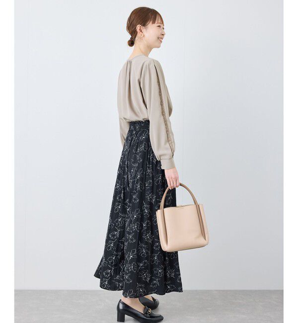 Rope&rsquo;Picnic「【2サイズ展開】レースポイントブラウス/通勤対応」|シャツ・ブラウス|