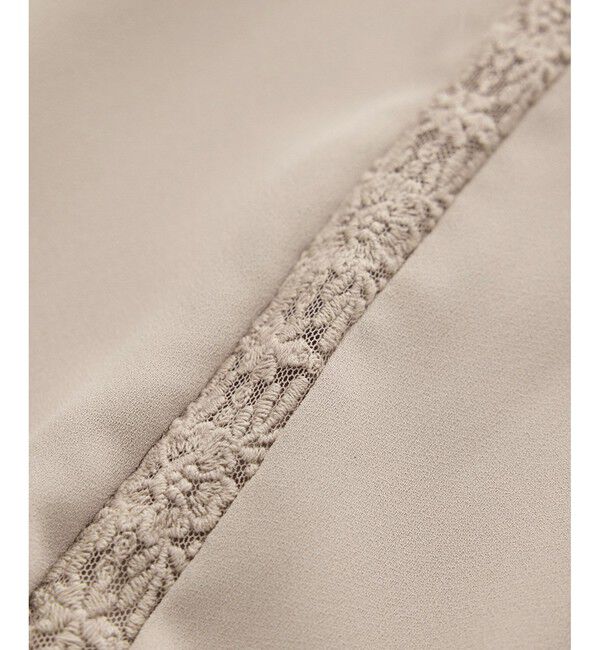 Rope&rsquo;Picnic「【2サイズ展開】レースポイントブラウス/通勤対応」|シャツ・ブラウス|