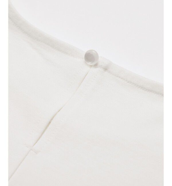 Rope&rsquo;Picnic「【UVカット・接触冷感】Cutee レースドッキングフレアスリーブトップス/リンクコーデ」|Tシャツ・カットソー|