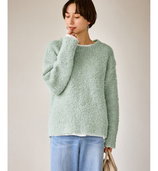 Rope&rsquo;Picnic「ブークレカラーニット」|ニット・セーター|