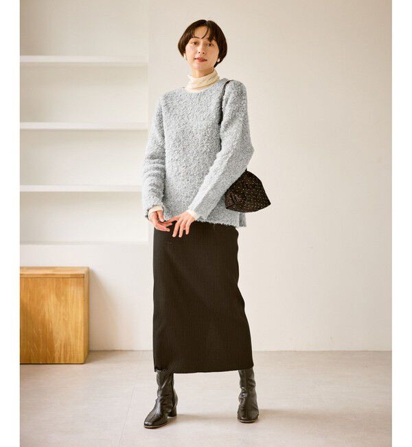 Rope&rsquo;Picnic「ブークレカラーニット」|ニット・セーター|