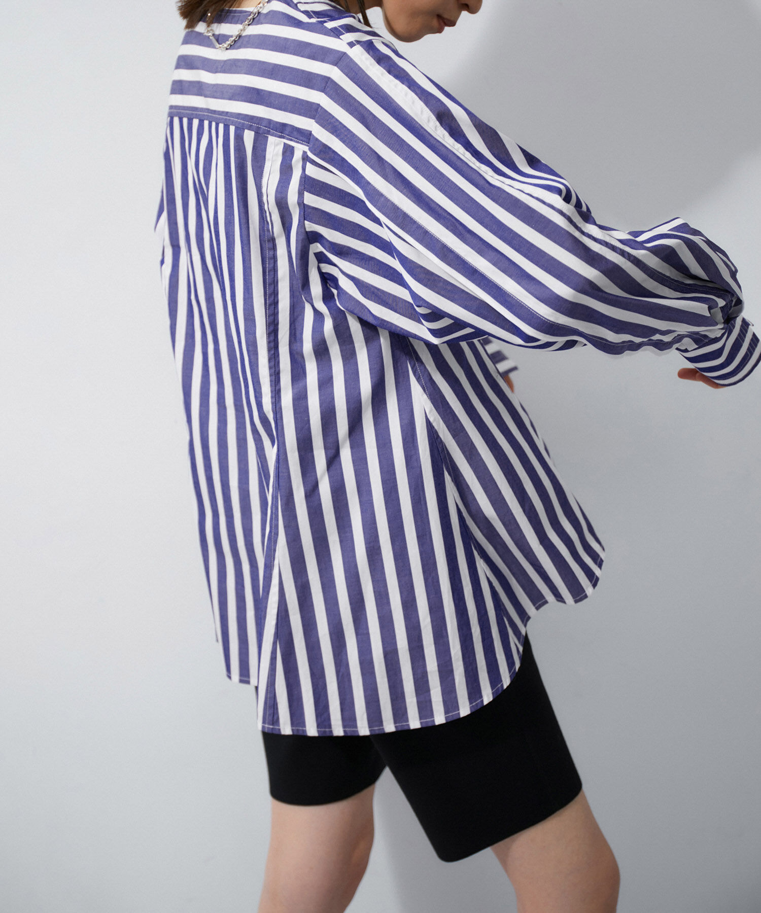 ADAM ET ROPE'「ペプラムチュニックブラウス」|シャツ・ブラウス|