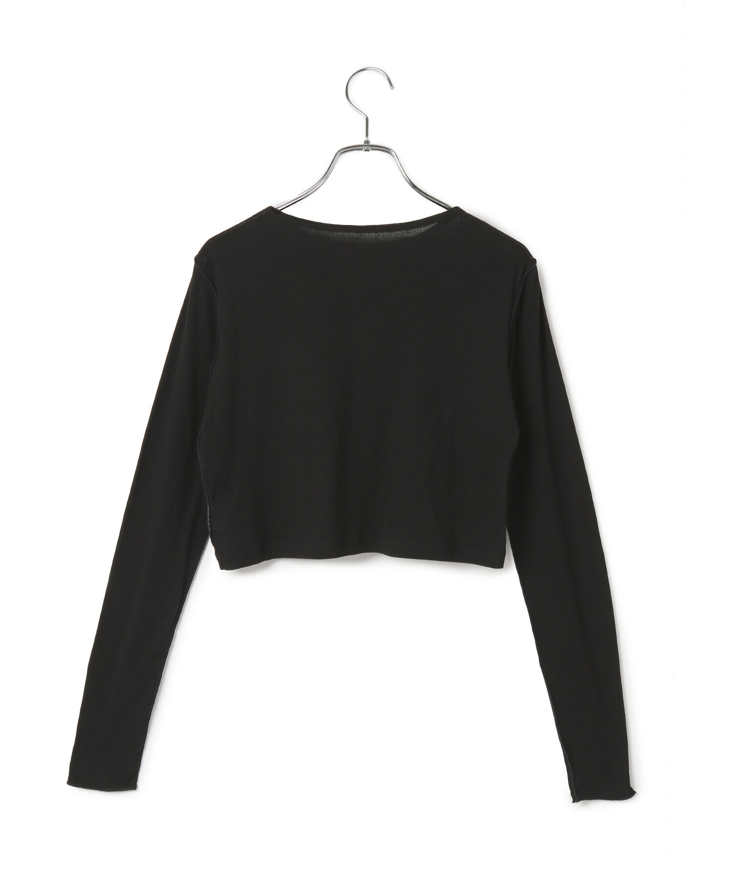 ADAM ET ROPE'「追撚シアーテレコクロップドプルオーバー」|Tシャツ・カットソー|