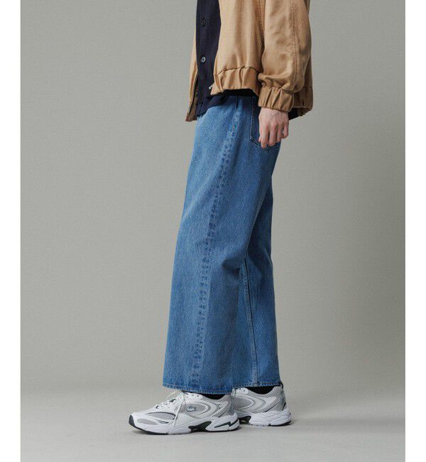 ADAM ET ROPE'「ブリーチ ストレート スラックスデニム / ADAM ET ROPE' JEANS -IMAG-」|デニム|