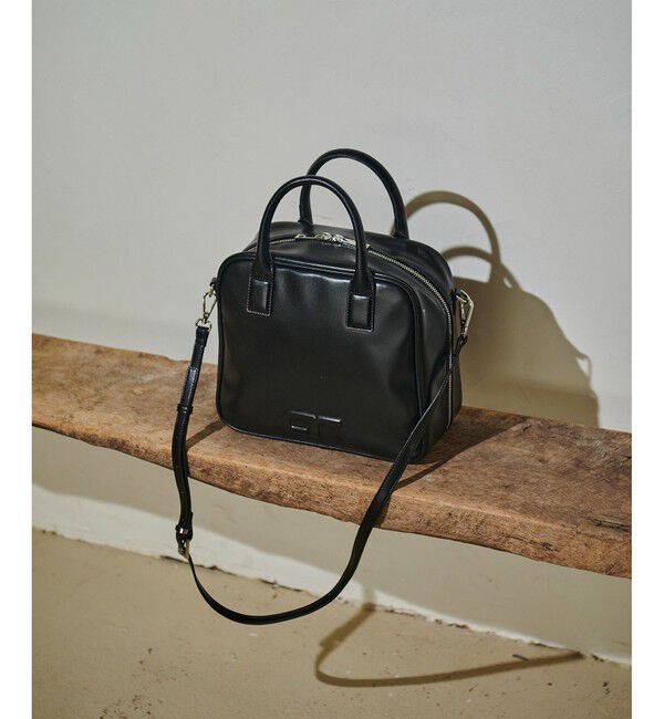 ADAM ET ROPE'「【サステナブル】・【再入荷】ロゴボストンバッグ」|ボストンバッグ|クロメイン