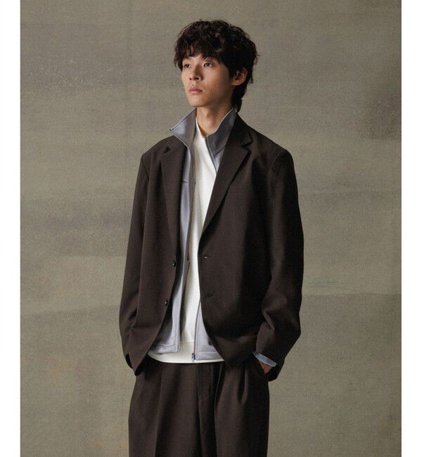 ADAM ET ROPE'「【Chambrer】テーラード イージー ジャケット / セットアップ対応」|テーラードジャケット|