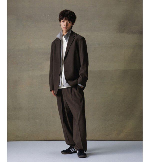 ADAM ET ROPE'「【Chambrer】テーラード イージー ジャケット / セットアップ対応」|テーラードジャケット|