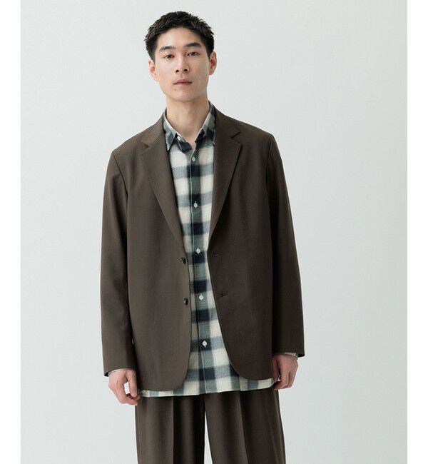 ADAM ET ROPE'「【Chambrer】テーラード イージー ジャケット / セットアップ対応」|テーラードジャケット|