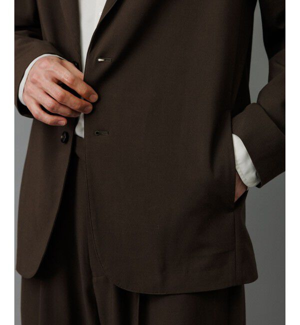 ADAM ET ROPE'「【Chambrer】テーラード イージー ジャケット / セットアップ対応」|テーラードジャケット|