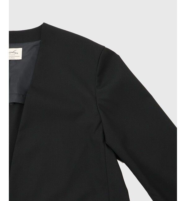 ADAM ET ROPE'「【Chambrer】ノーカラー ジャケット / セットアップ対応」|ノーカラージャケット|