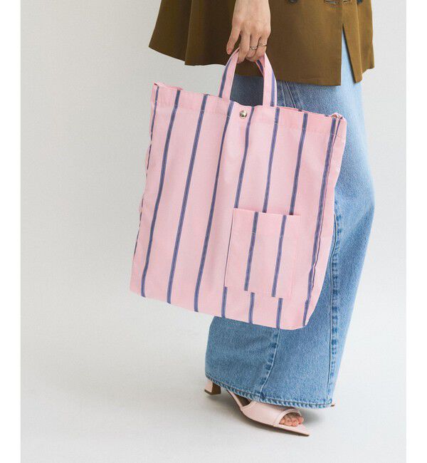 ADAM ET ROPE'「ギャザー2WAYミドルショルダーバッグ」|ショルダー・メッセンジャー|ピンク系サブ