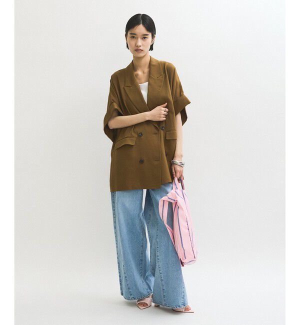 ADAM ET ROPE'「ギャザー2WAYミドルショルダーバッグ」|ショルダー・メッセンジャー|