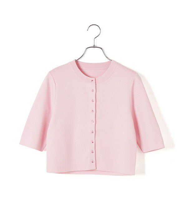 ADAM ET ROPE'「【サステナブル】クールタッチニットカーディガン」|カーディガン|