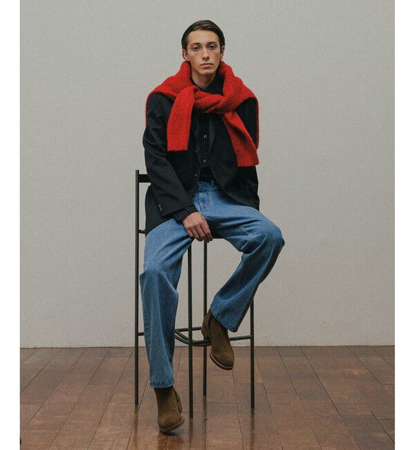 ADAM ET ROPE'「ブリーチ ストレート スラックスデニム / ADAM ET ROPE' JEANS -IMAG-」|デニム|