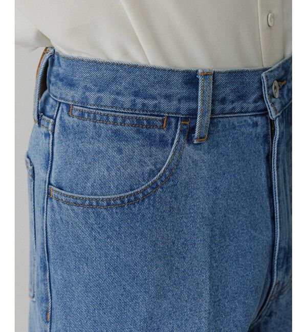 ADAM ET ROPE'「ブリーチ ストレート スラックスデニム / ADAM ET ROPE' JEANS -IMAG-」|デニム|