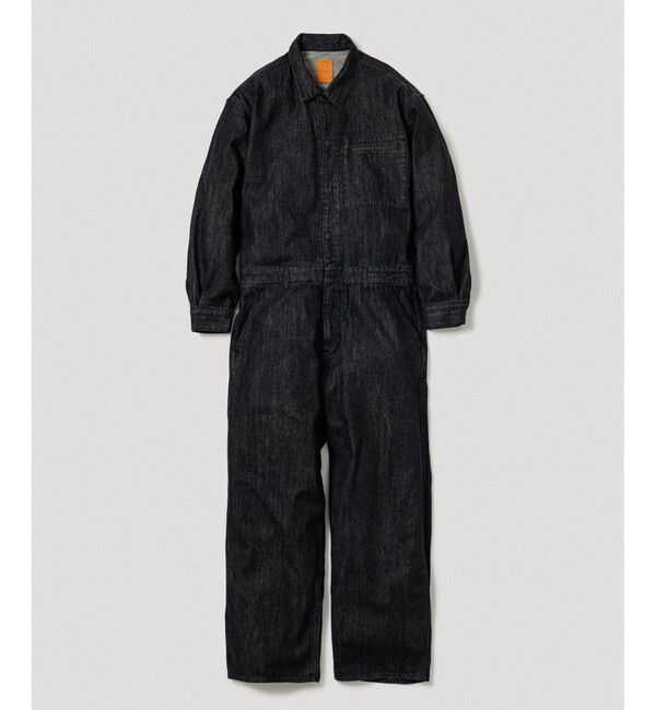 ADAM ET ROPE'「デニム オールインワン / ADAM ET ROPE' JEANS -IS-O-」|オールインワン|ブラック系(02)