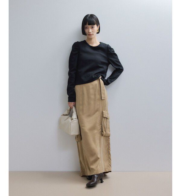 ADAM ET ROPE'「【WEB限定】バックペプラムカットソー」|Tシャツ・カットソー|