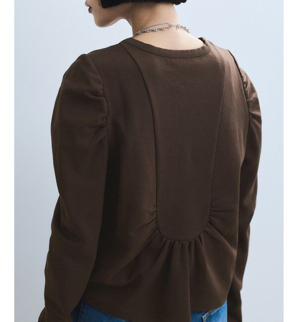 ADAM ET ROPE'「【WEB限定】バックペプラムカットソー」|Tシャツ・カットソー|