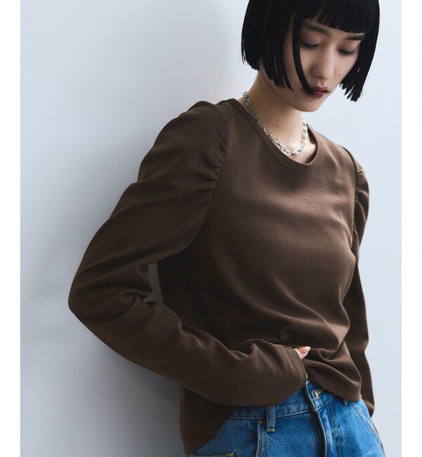 ADAM ET ROPE'「【WEB限定】バックペプラムカットソー」|Tシャツ・カットソー|