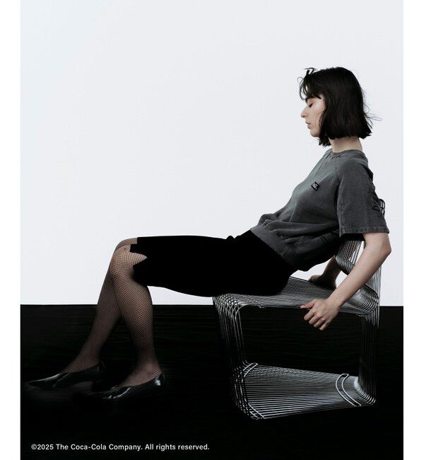 ADAM ET ROPE'「【Coca-Cola】Garment dye sweat H/S」|スウェット・ジャージ|