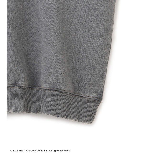 ADAM ET ROPE'「【Coca-Cola】Garment dye sweat H/S」|スウェット・ジャージ|