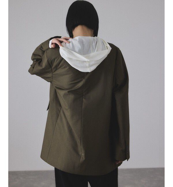 ADAM ET ROPE'「シアーフードプルオーバー」|Tシャツ・カットソー|