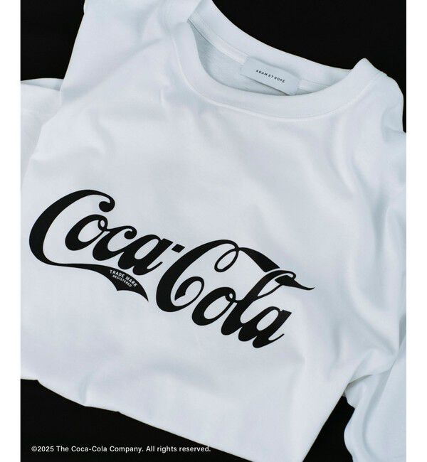 ADAM ET ROPE'「【Coca-Cola】VINTAGE LOGO TEE」|Tシャツ・カットソー|ホワイト(10)