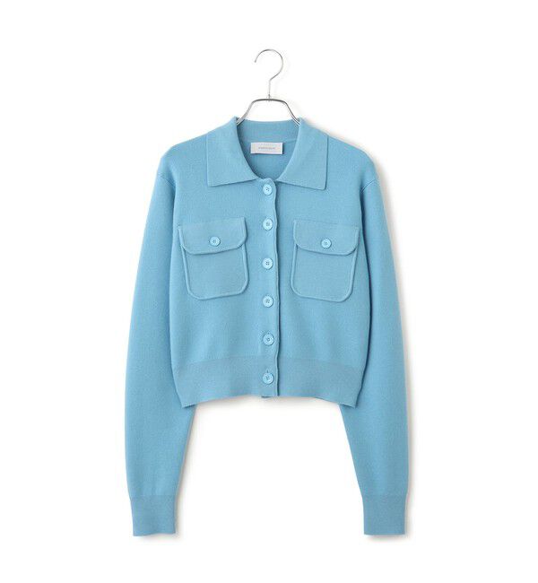 ADAM ET ROPE'「コットンカシミヤポケットカーディガン」|カーディガン|