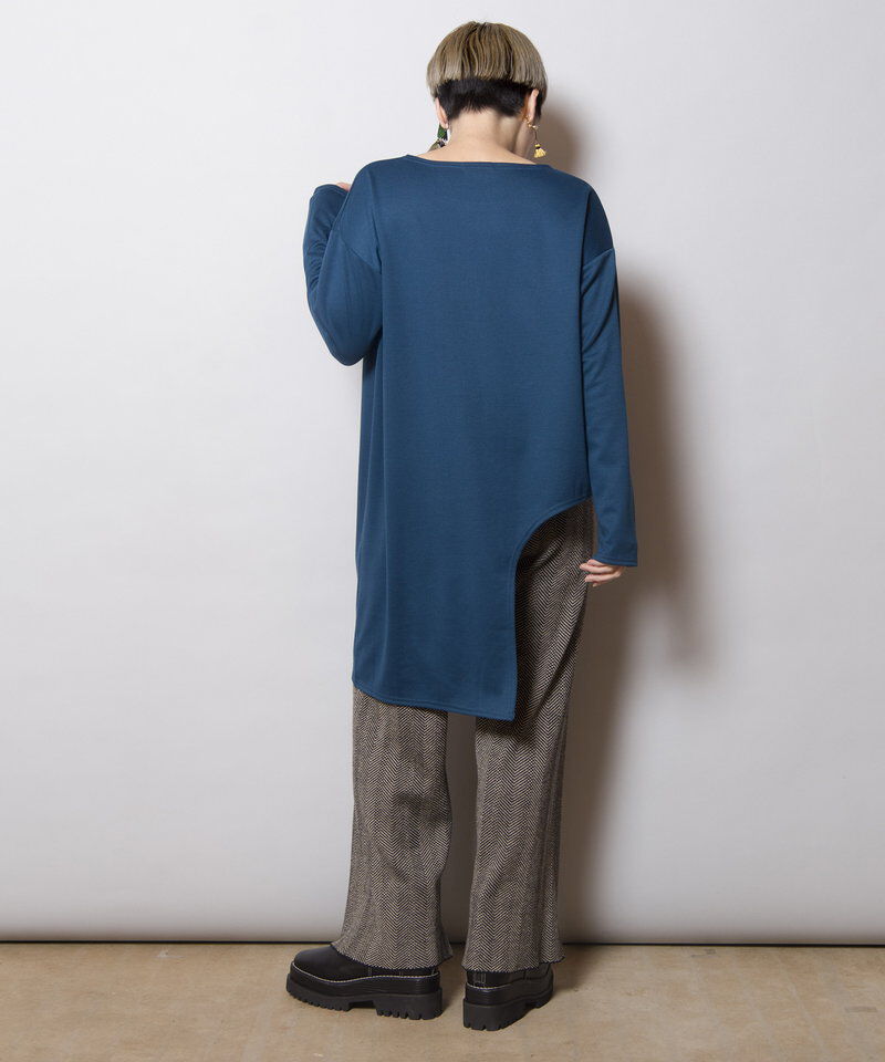  「アシンメトリーヘムプルオーバー」|Tシャツ・カットソー|