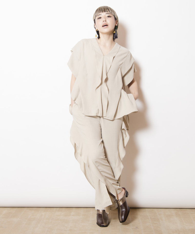 「タックボリュームブラウス」|シャツ・ブラウス|