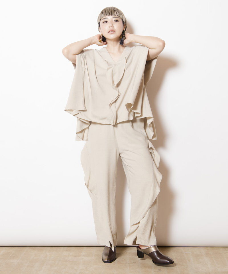  「タックボリュームブラウス」|シャツ・ブラウス|