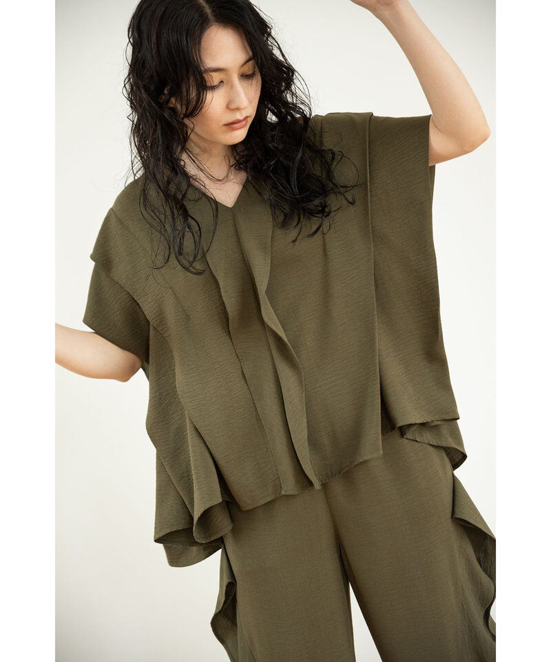  「タックボリュームブラウス」|シャツ・ブラウス|