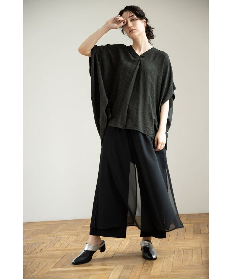  「バックギャザーブラウス」|シャツ・ブラウス|